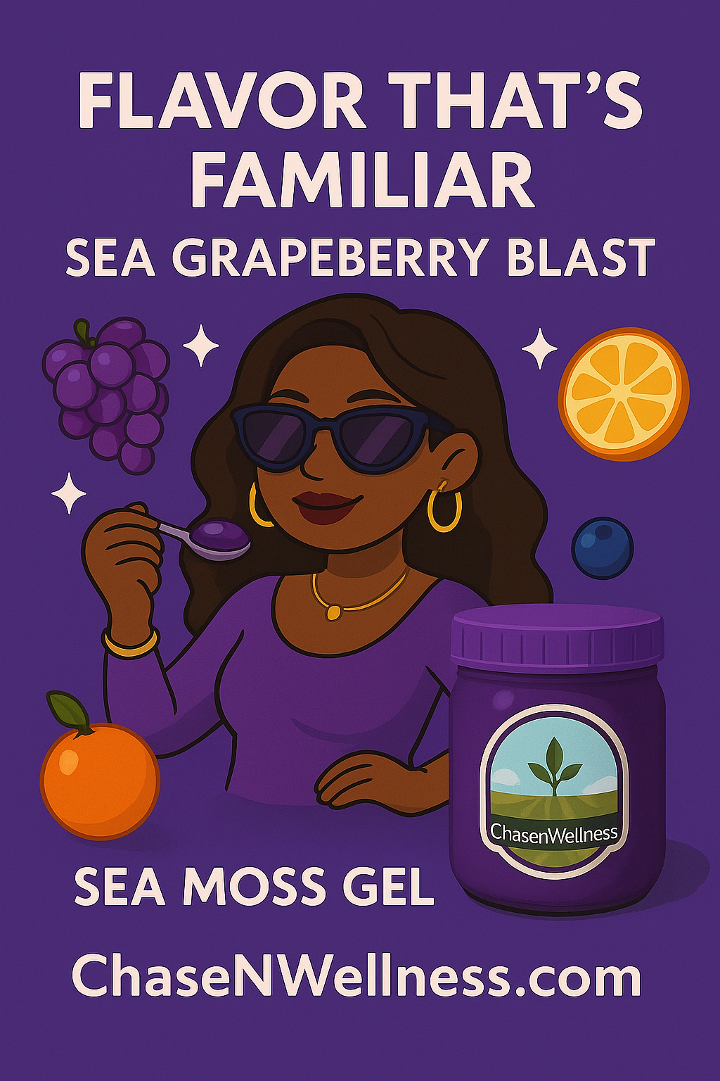 Sea Grapeberry Blast *Gracilaria/Euchema Spinosum* (12.oz)