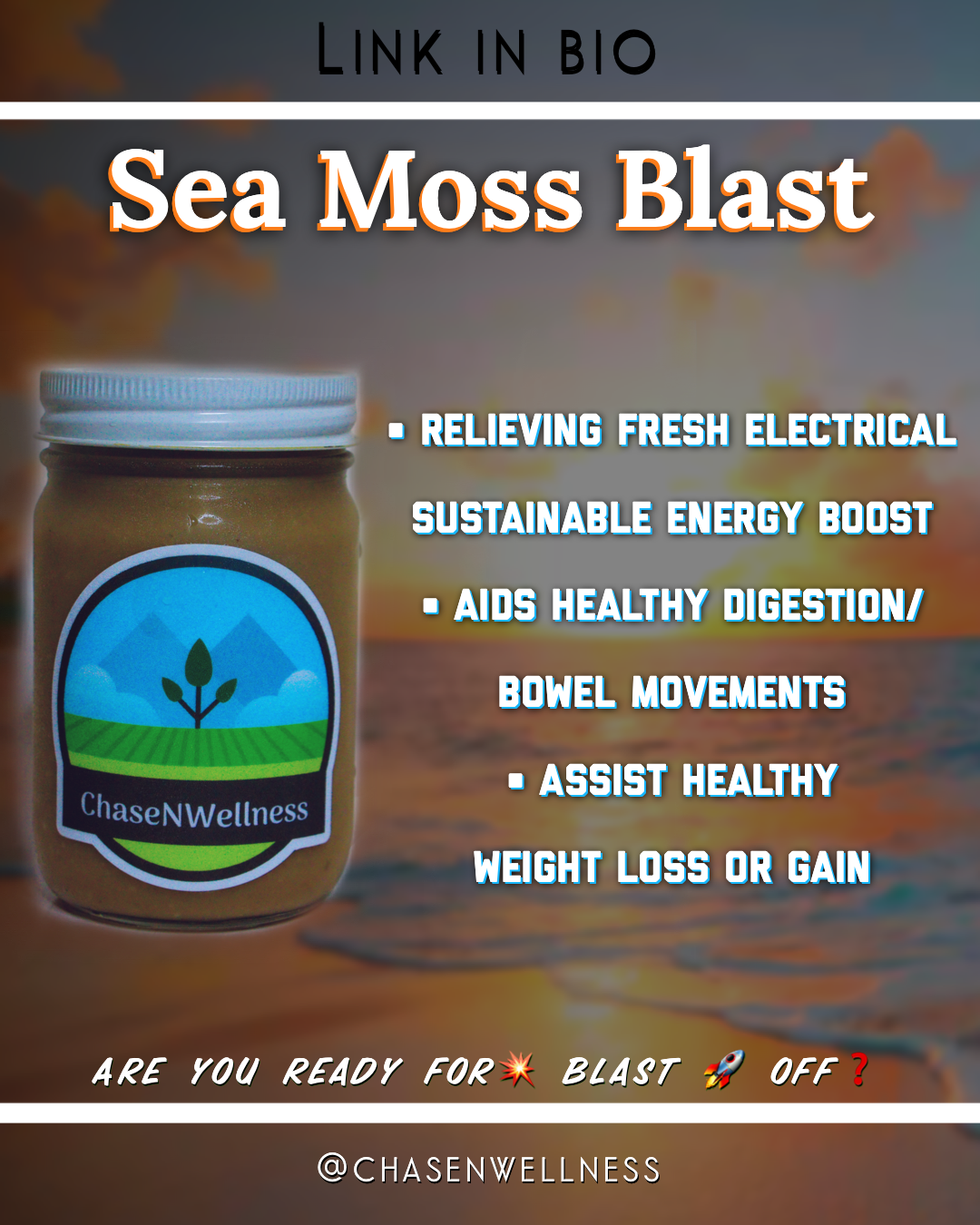 Sea Moss Blast *Gracilaria/Euchema Spinosum* (12.oz/Neutral Flavor)