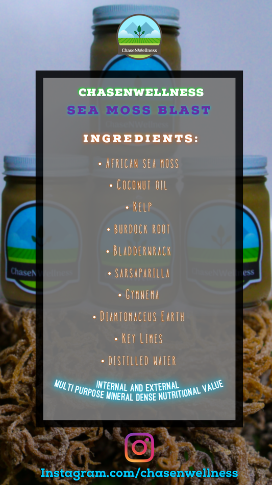 Sea Moss Blast *Gracilaria/Euchema Spinosum* (12.oz/Neutral Flavor)